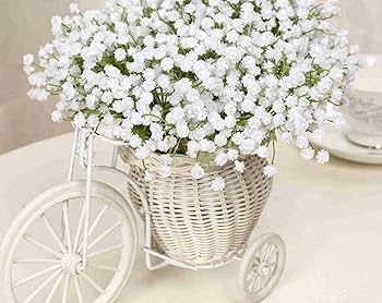Amazon｜【SRrabbit】清楚な かすみ草 造花 カスミ草 かすみそう