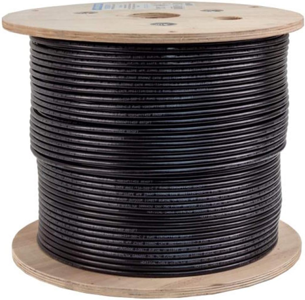 Tech Deals 🔥 Vertical Cable CAT6A, Shielded Dual Jacket, Direct Burial