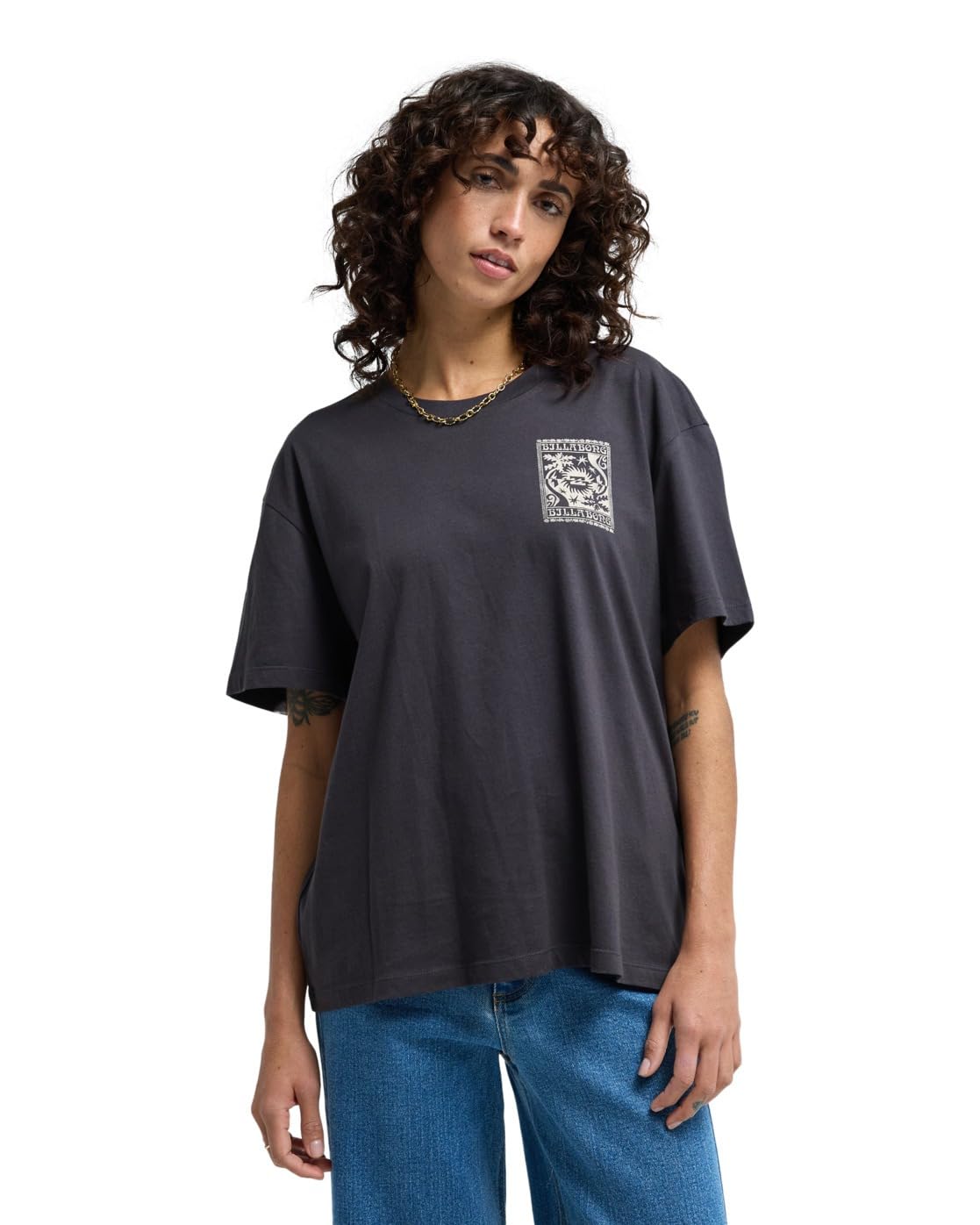 BILLABONG Always Looking - Short Sleeve T-Shirt - Women - Black