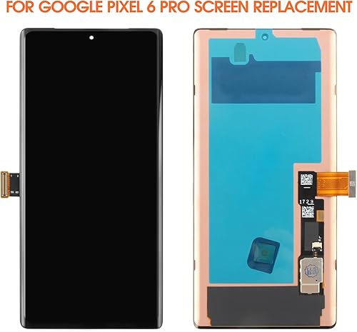 Miniatura 3 de Pantalla para Google Pixel 6 Pro Reemplazo de pantalla para Pixel 6 Pro Pantalla LCD G8VOU, GLUOG Pantalla táctil Digitalizador Asamblea Piezas de