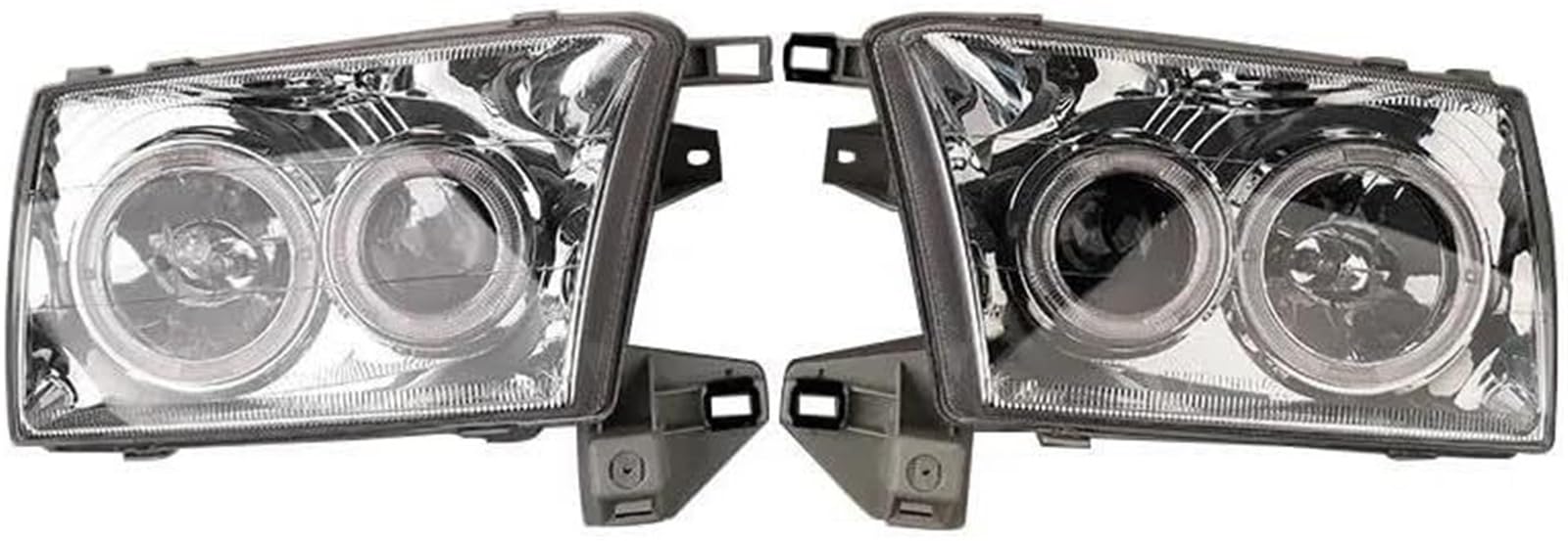 Genérico Bombillas para faros delanteros de coche Faro delantero modificado para Toyota para Hilux Surf KZN185 (1996-2000), luz de cruce y de larga distancia.