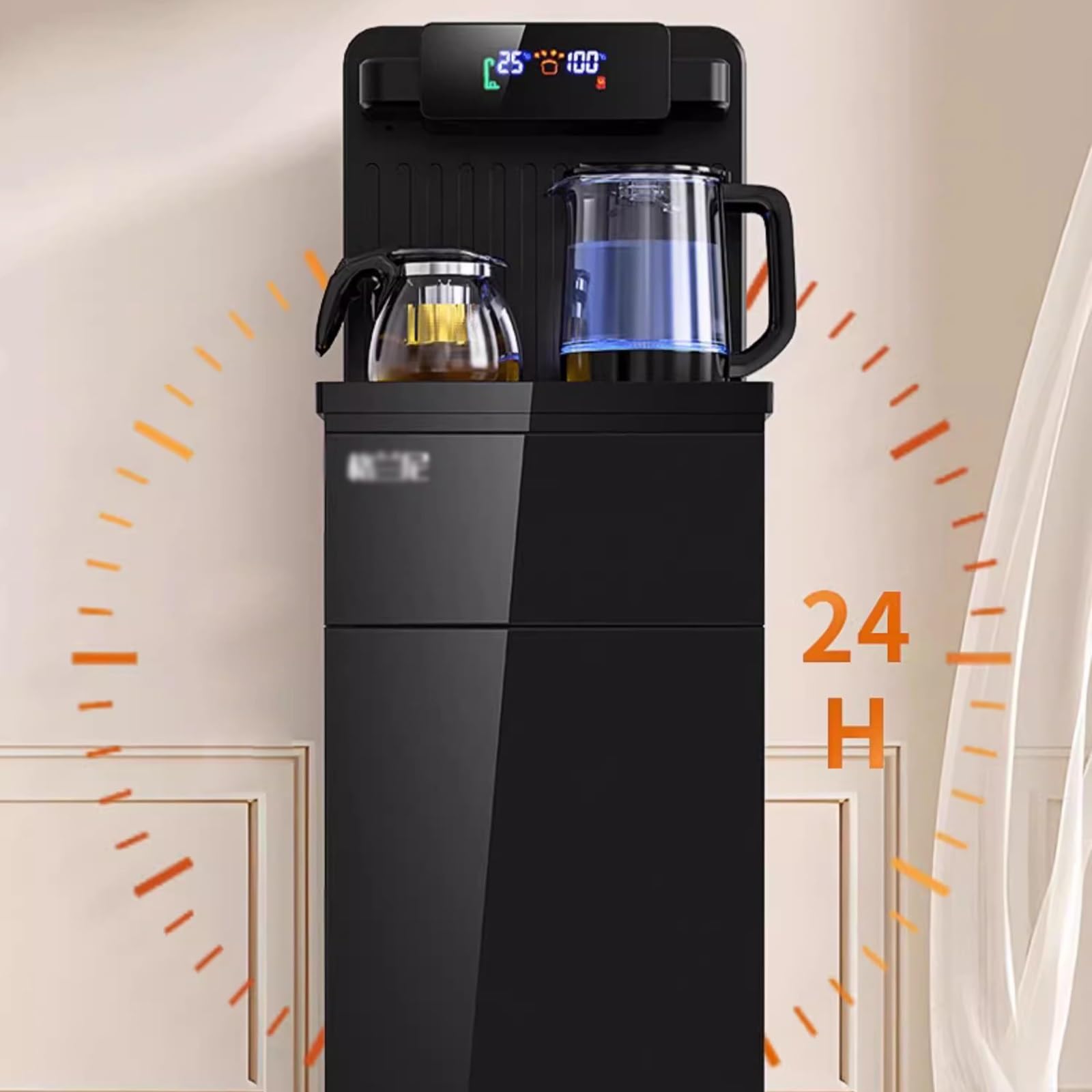 Distributore di acqua Distributore verticale di acqua potabile verticale for acqua con secchio verso il basso intelligente multifunzionale freddo e caldo for uso domestico Dispenser Acqua Ufficio ( Co