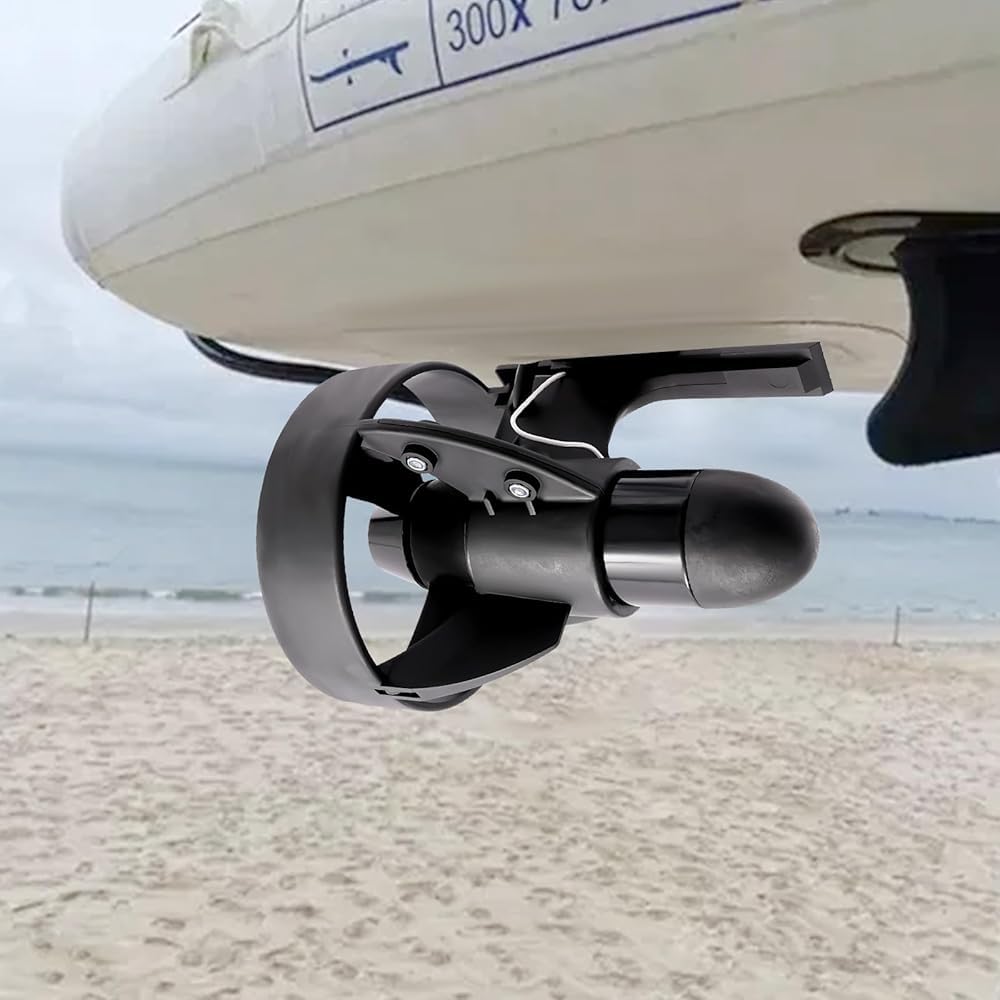 Propulsione per motore subacqueo senza spazzole da 288 W impermeabile – Sistema di propulsione a getto da 4 a 5 km/h per kayak, imbarcazioni gonfiabili, tavole da pagaia e artigianato marino
