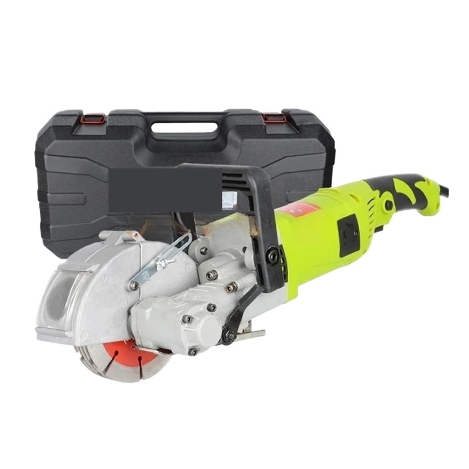 Pqlxjjyur One Color Electric Wall Chaser Groove Cut Machine 0-40Mm Slotting Steel Concrete Ground Dark Line Slotter Powerful Grooving