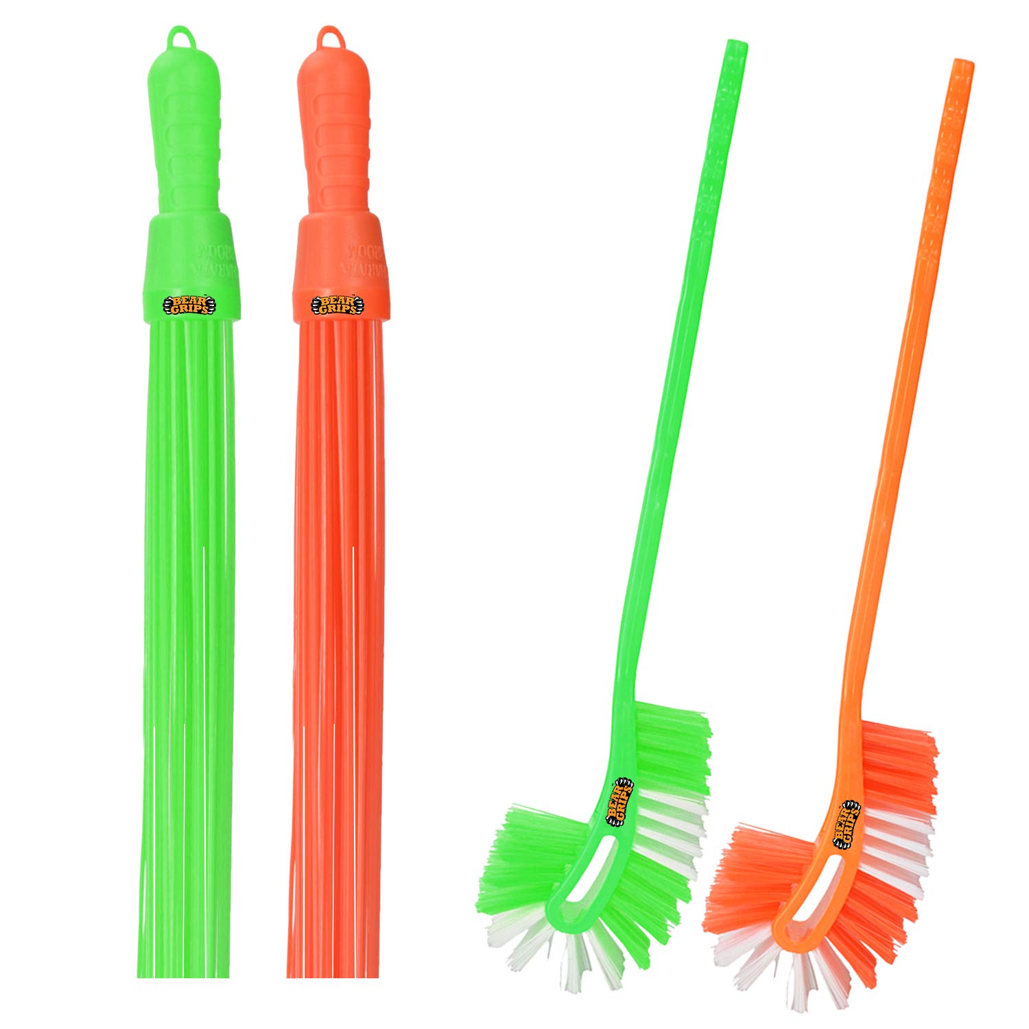 BEAR GRIPS Toilet Brush and Bathroom Cleaning Plastic Kharata Broom Combo - Pack of 2 (B08XBC49VS) Amazon Price History, Amazon Price Tracker
