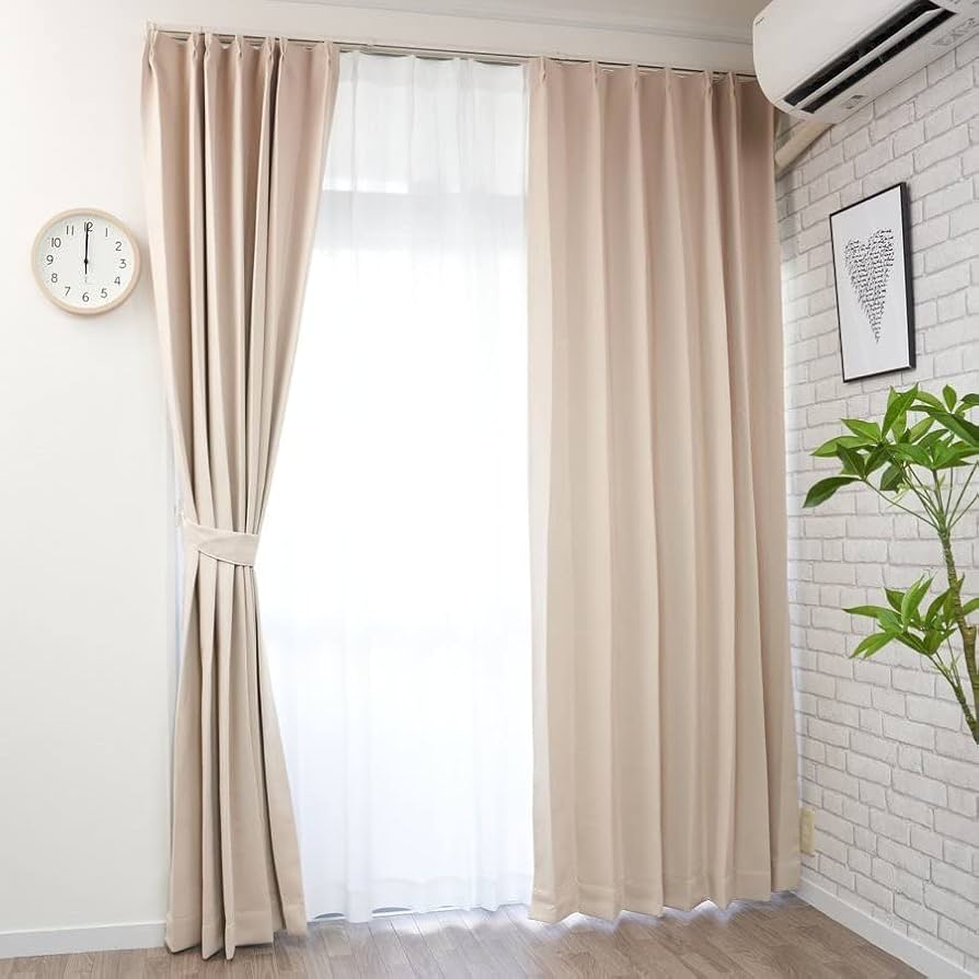 【美品】カーテン　177×98（２枚×2セット）　防炎 楽天市場】【日本製】防炎 1級 遮光カーテン 2枚セット 幅100cm