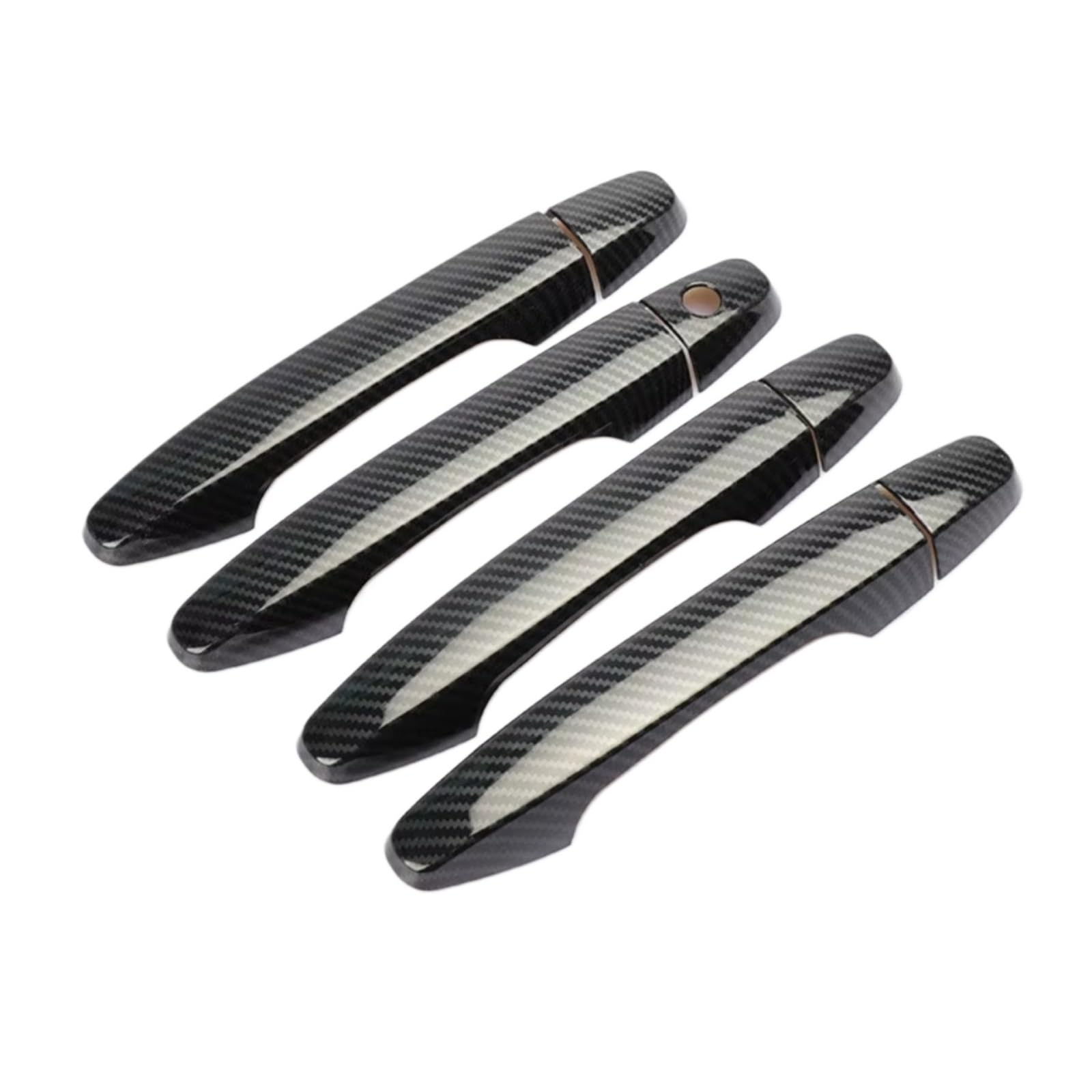 Zcxfdthf Carbon Fiber Door Handle Covers Part Compatible With Cr-V For Civic 2012 2013 2014 2015 2016 Car Door Handle Covers Trim Styling Accessories Set(Carbon Fiber)