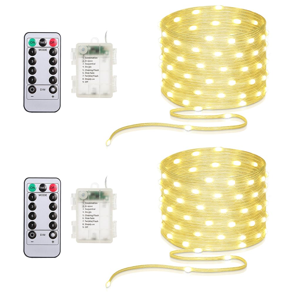 KepStars 16.5ft String Lights 2 Pack