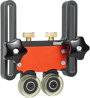 Aluminum Alloy Table Saws Pressing Feeder Guide Board Fixing Bearing Wheel for T Tracks Fence Woodworking Bearing Feeding Roller Feeder