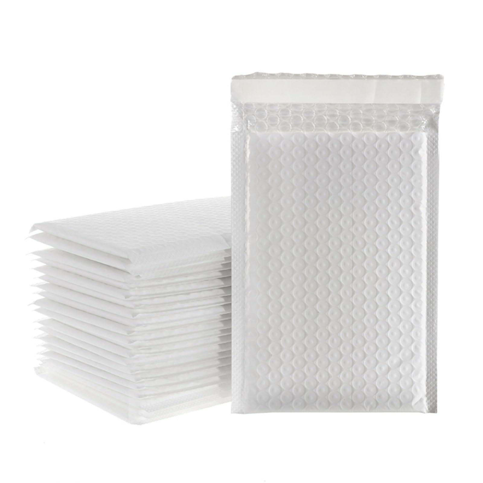40PCS Rosa Bubble Mailer Matte Packaging Busta imbottita Borsa postale Buste nere Borse for la spedizione per Imballaggio(White,25x30cm)