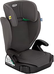 Graco - Junior Maxi i-Size R129 Elevador ligero con respaldo, de 100 a 150 cm de 3,5 a 12 años aprox, color Iron