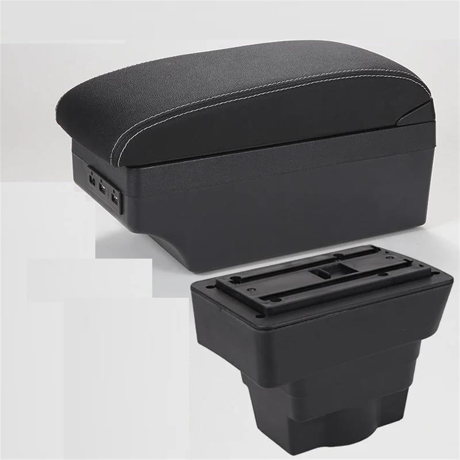 Noheeu A Black White 7Usb Car Accessories Armrest Box For Astra J 2012-2022 Storage Interior Details Retrofit Parts