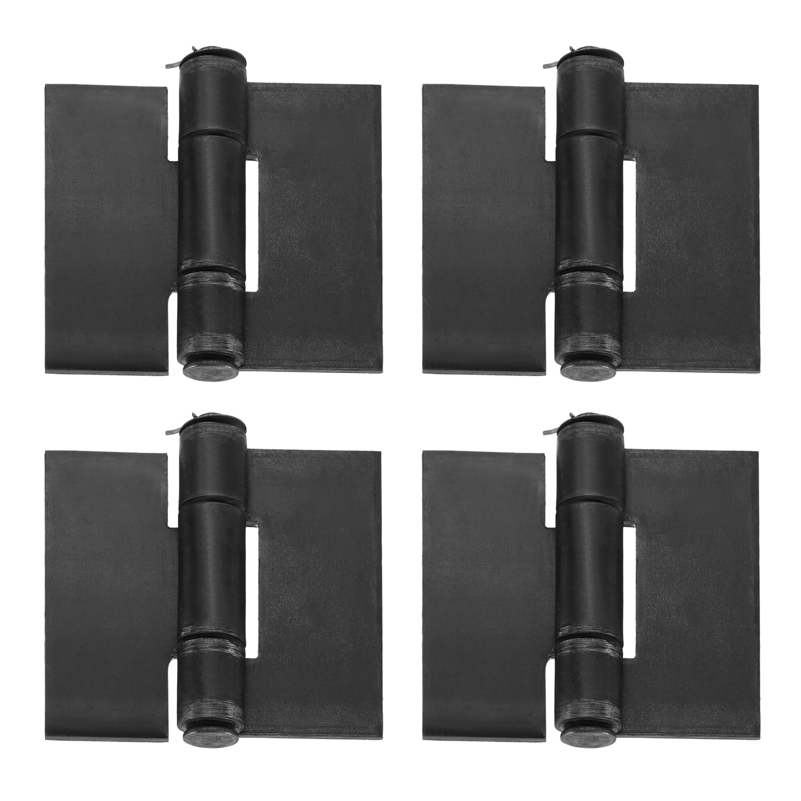 QUARKZMAN 4 Pack Bisagras Soldables 5.43" x 5.2" x 0.26" Para Remolque | De Alta Resistencia, Bisagras De Soldar A Tope Resistentes A La Corrosión Y óxido
