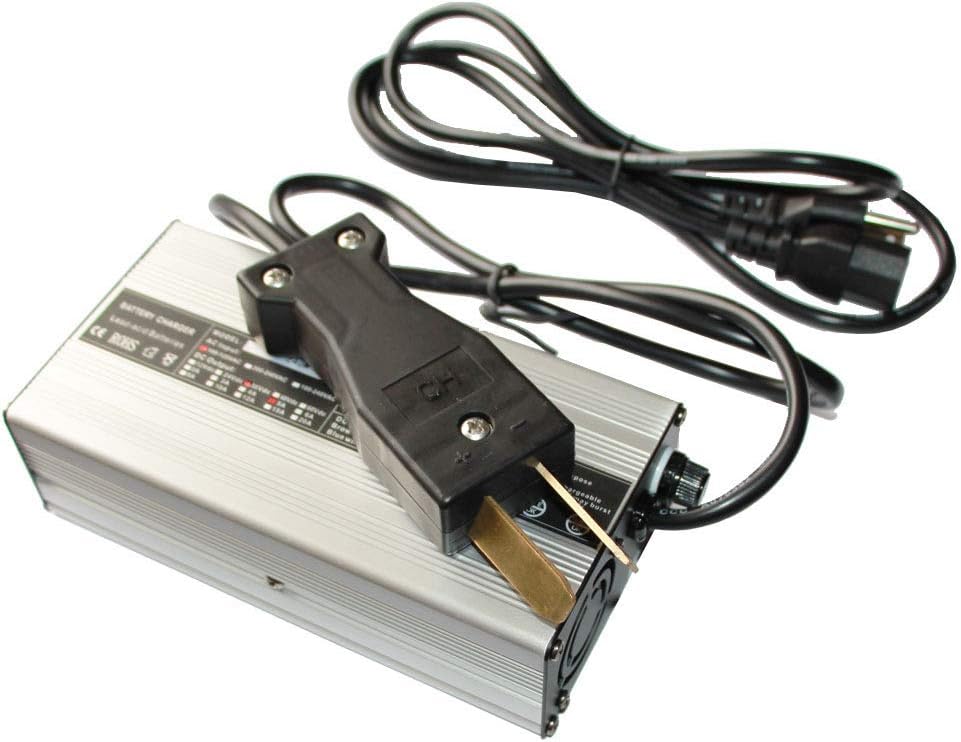 36 Volt Golf Cart Portable Charger 36 Volt 5A Battery Chargers Trojan Golf Cart Batteries Golf Cart Accessories with Crows Foot Plug for Ezgo Yamaha Club Car TXT Super Hauler