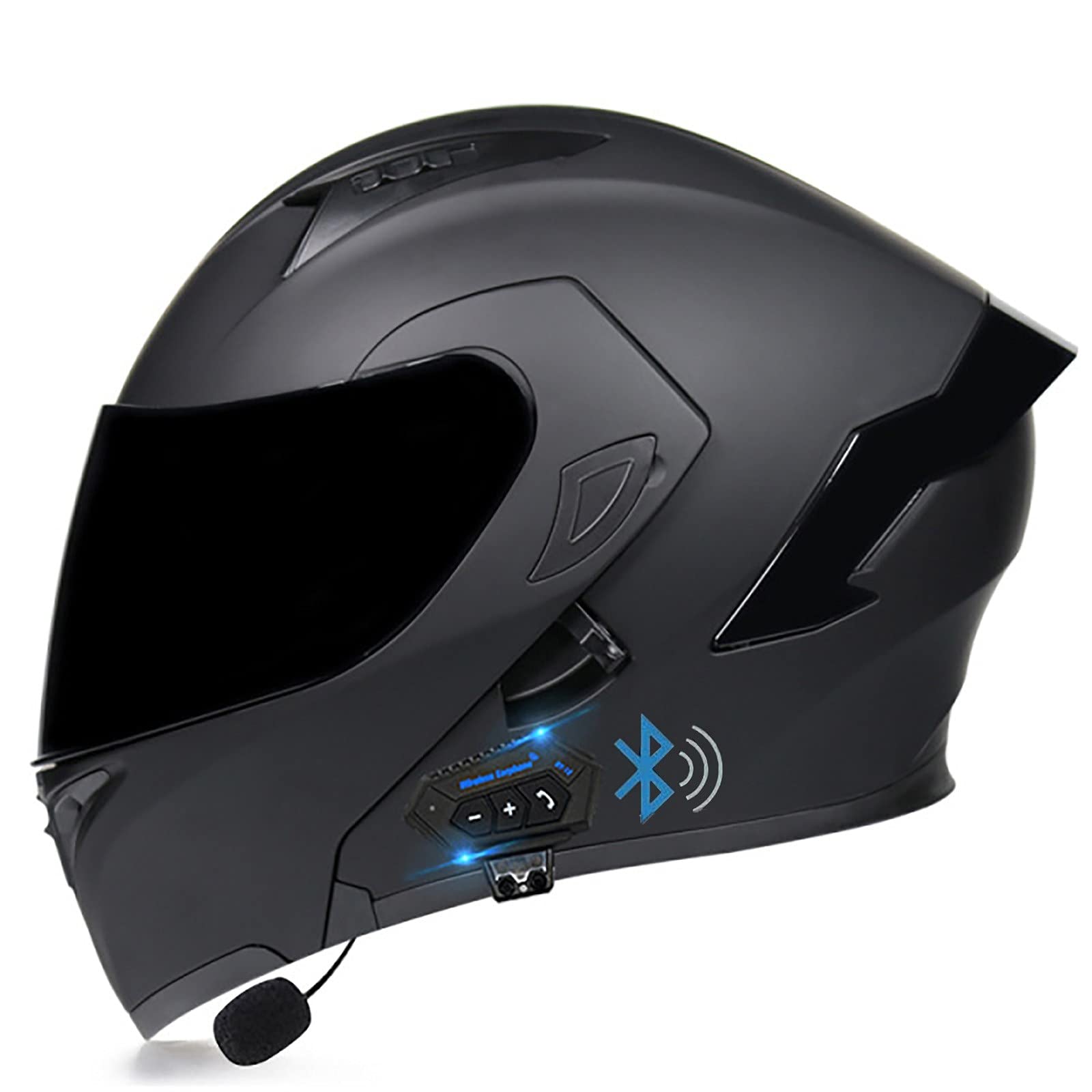 Casque De Moto Intégral Modulable Avec Double Visière Approuvé Dot/ECE