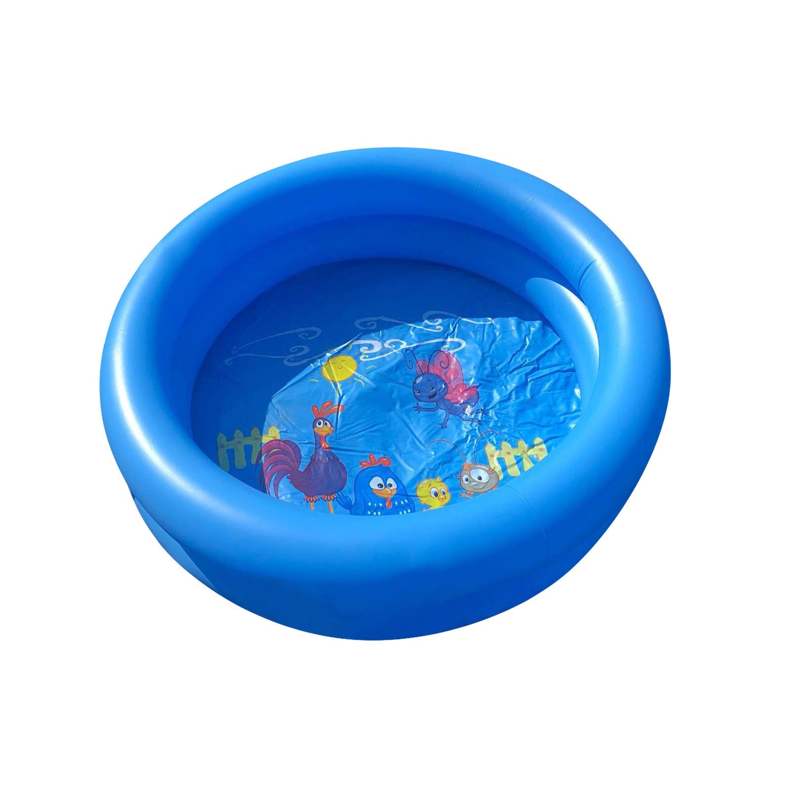 Inflatable Kiddie Pool for Toddlers 1-3 24 * 18 Inch Kids Pool for Indoor Outdoor Toddler Fun Water Swim Beach Floaties Toys Fishing Pond Ball Pit Pool Toddler Pool Toys Beach Toys for Toddlers 1-3