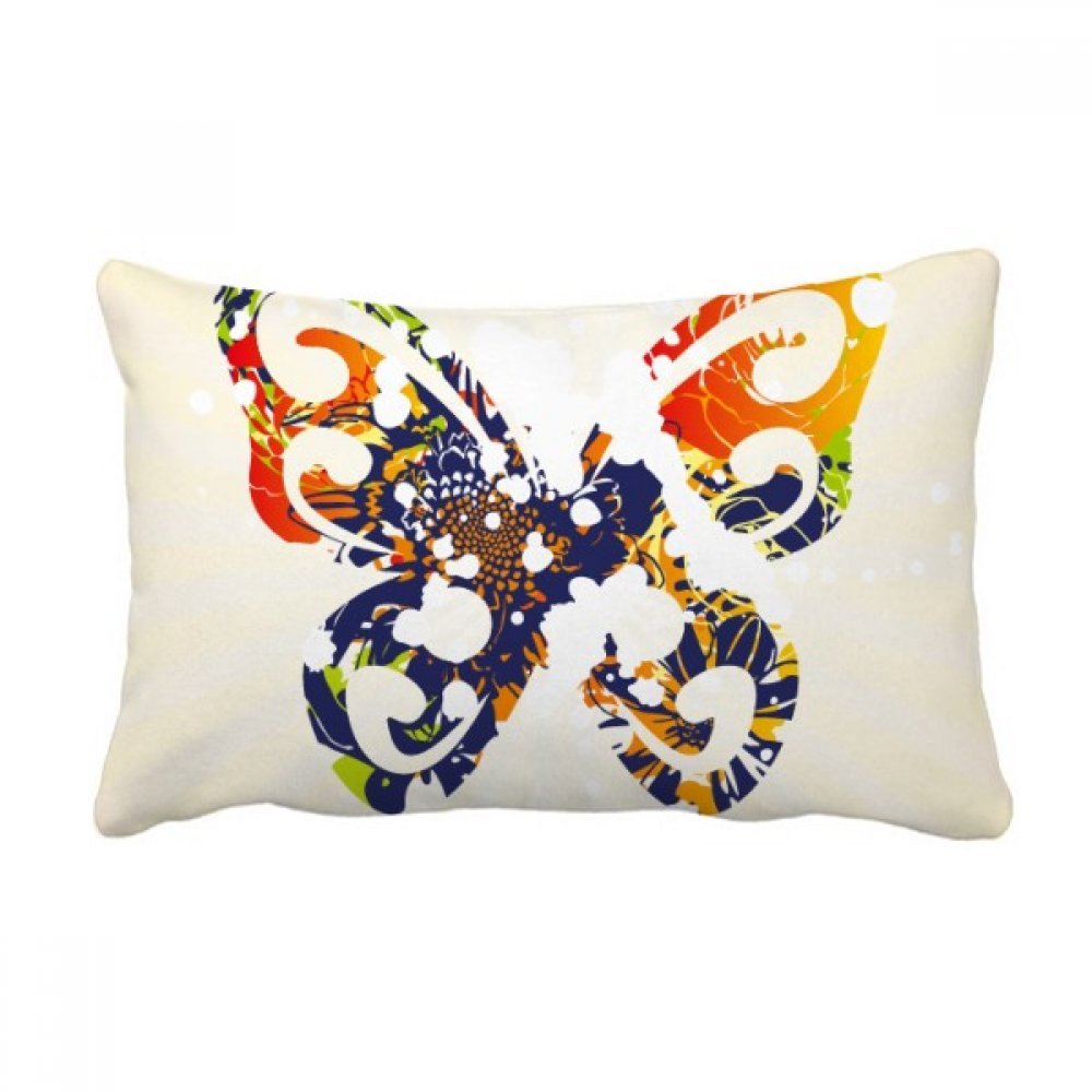 Coussin lombaire papillons contre le mal de dos sur votre canapé de salon