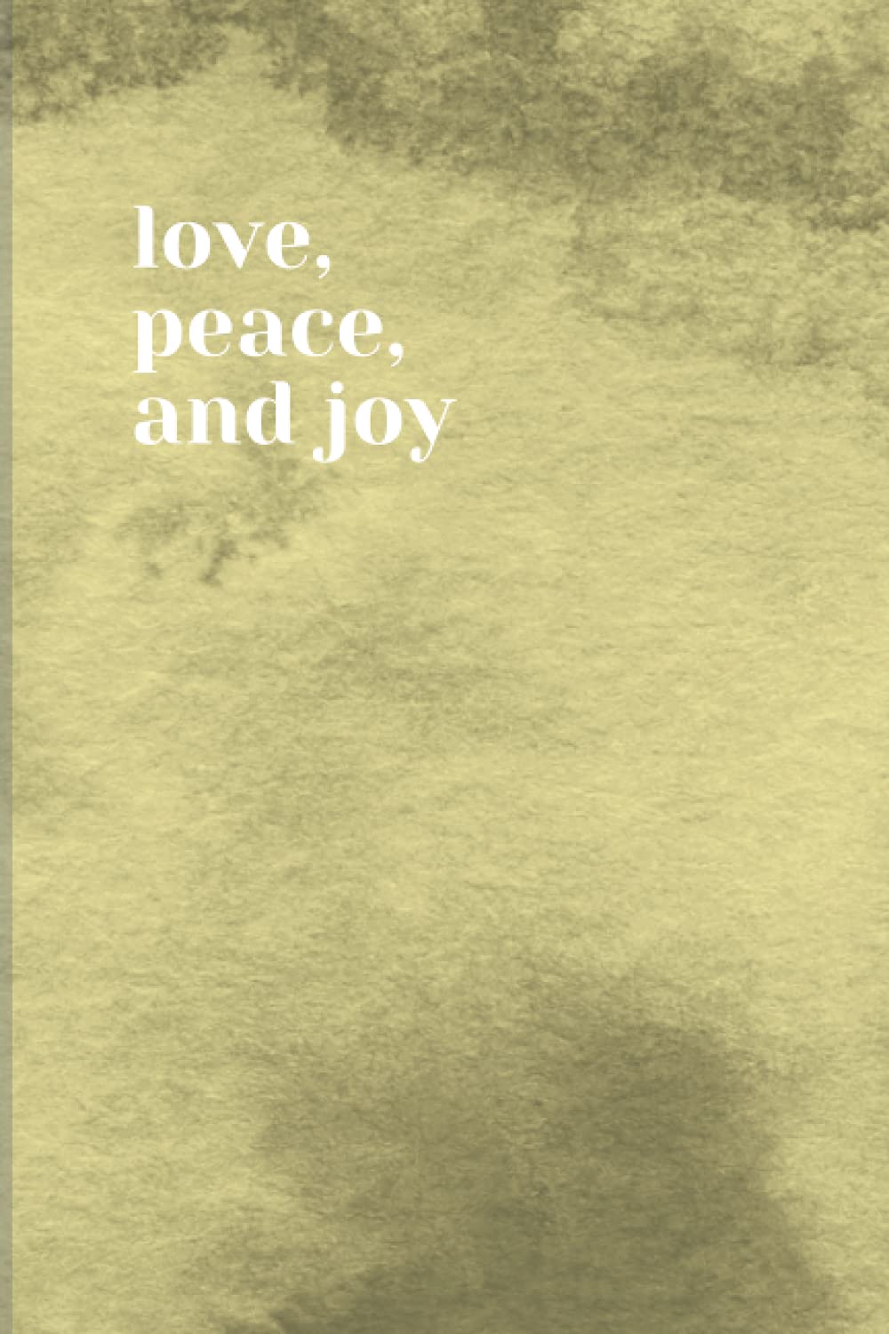 Peace, Love and Joy Notebook
