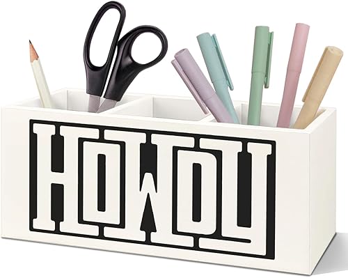 Miniatura 11 de SNNDER Soporte para bolígrafo de decoración de oficina occidental para escritorio, regalos occidentales para mujeres y hombres, organizador de