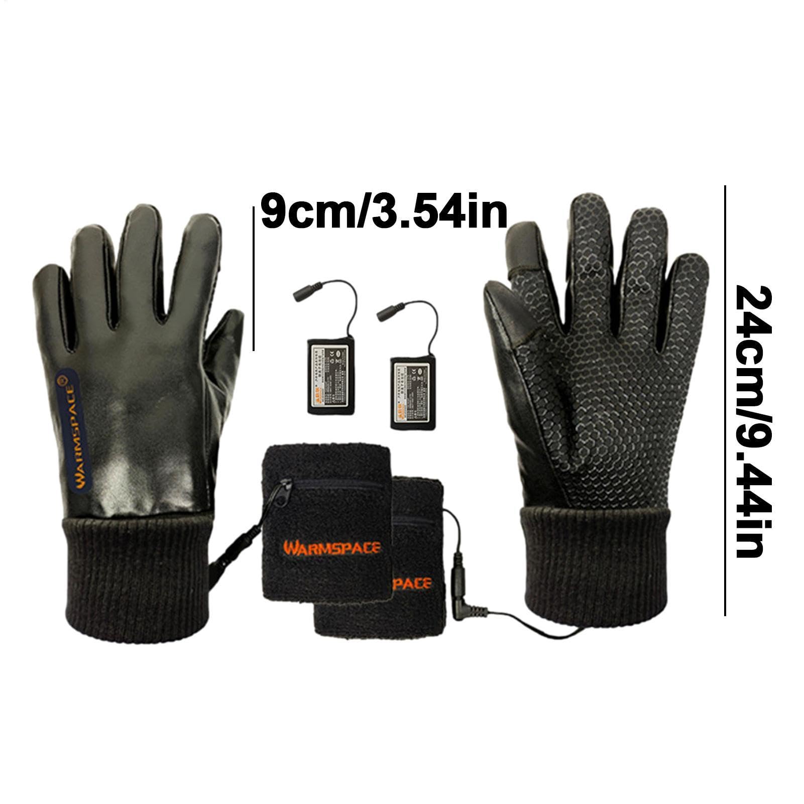 Guanti da ciclismo invernali riscaldati, guanti riscaldanti elettrici