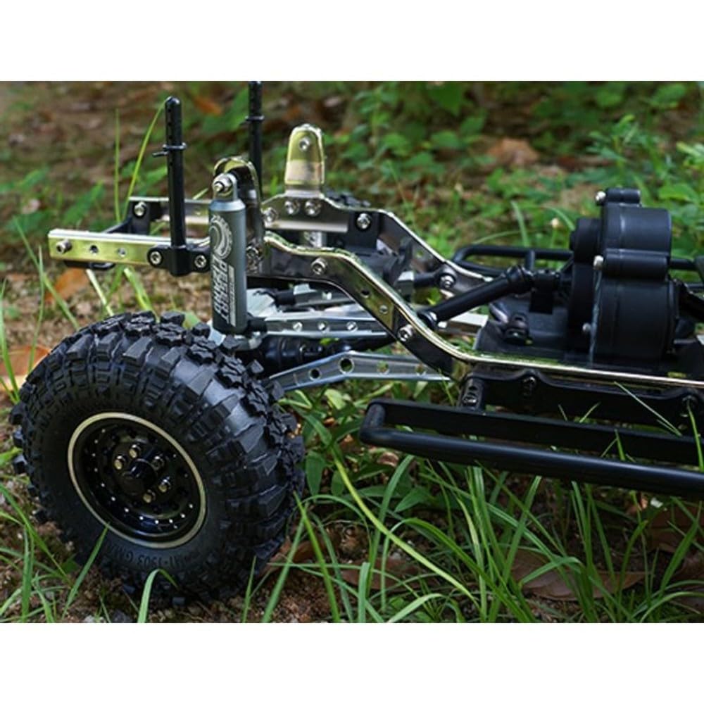 Yeah Racing 90 mm Desert Lizard Zweistufiger interner Federdämpfer Paar schwarz für 1/10 Crawler #DDL-090BK