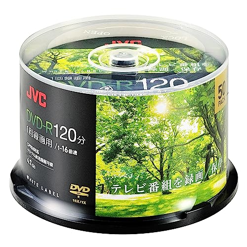 Amazon.co.jp: ビクター(VICTOR) JVC 1回録画用 DVD-R 120分 片面1層 1
