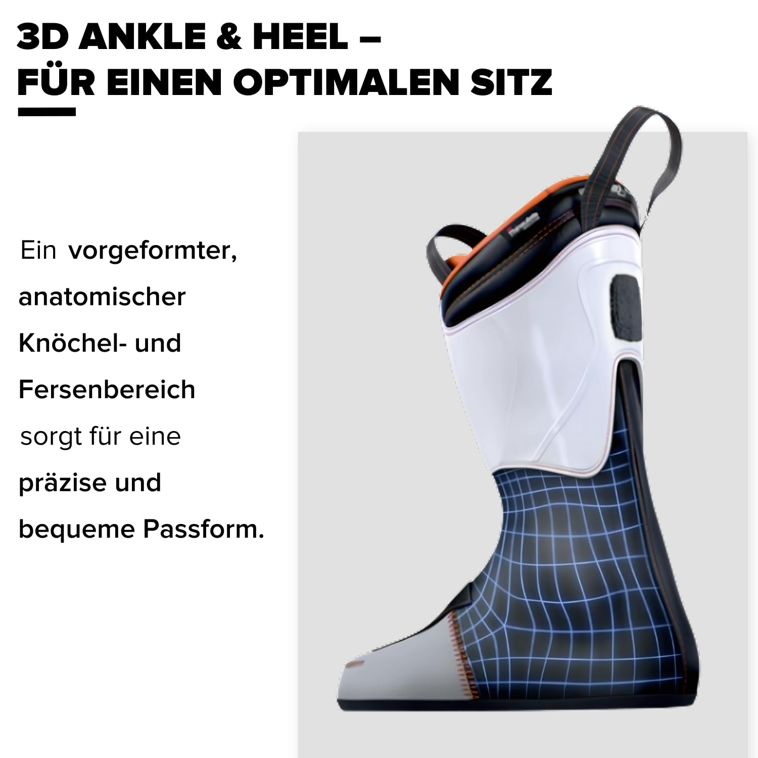 Atomic HAWX Prime 100 BOA Skischuhe - Mittelbreite Ski-Boots mit 100 mm Passform & 100er-Flex - Hochwertige Ski-Schuhe mit präzisem BOA® Fit System