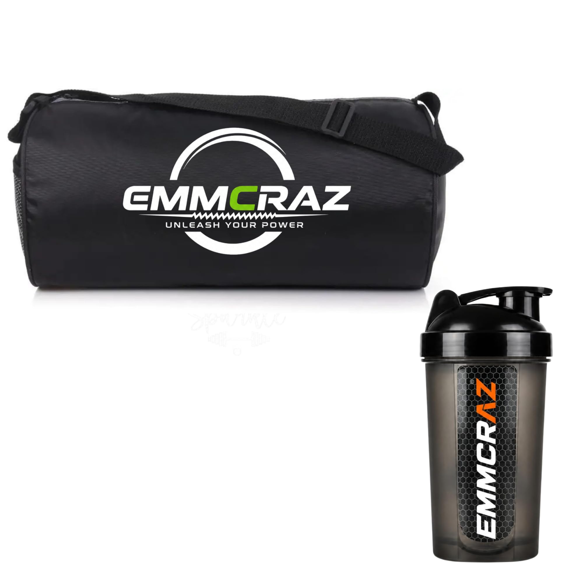Gym Bag with Shaker Bottle for Men & Women Sports Duffel Bag-image-14
