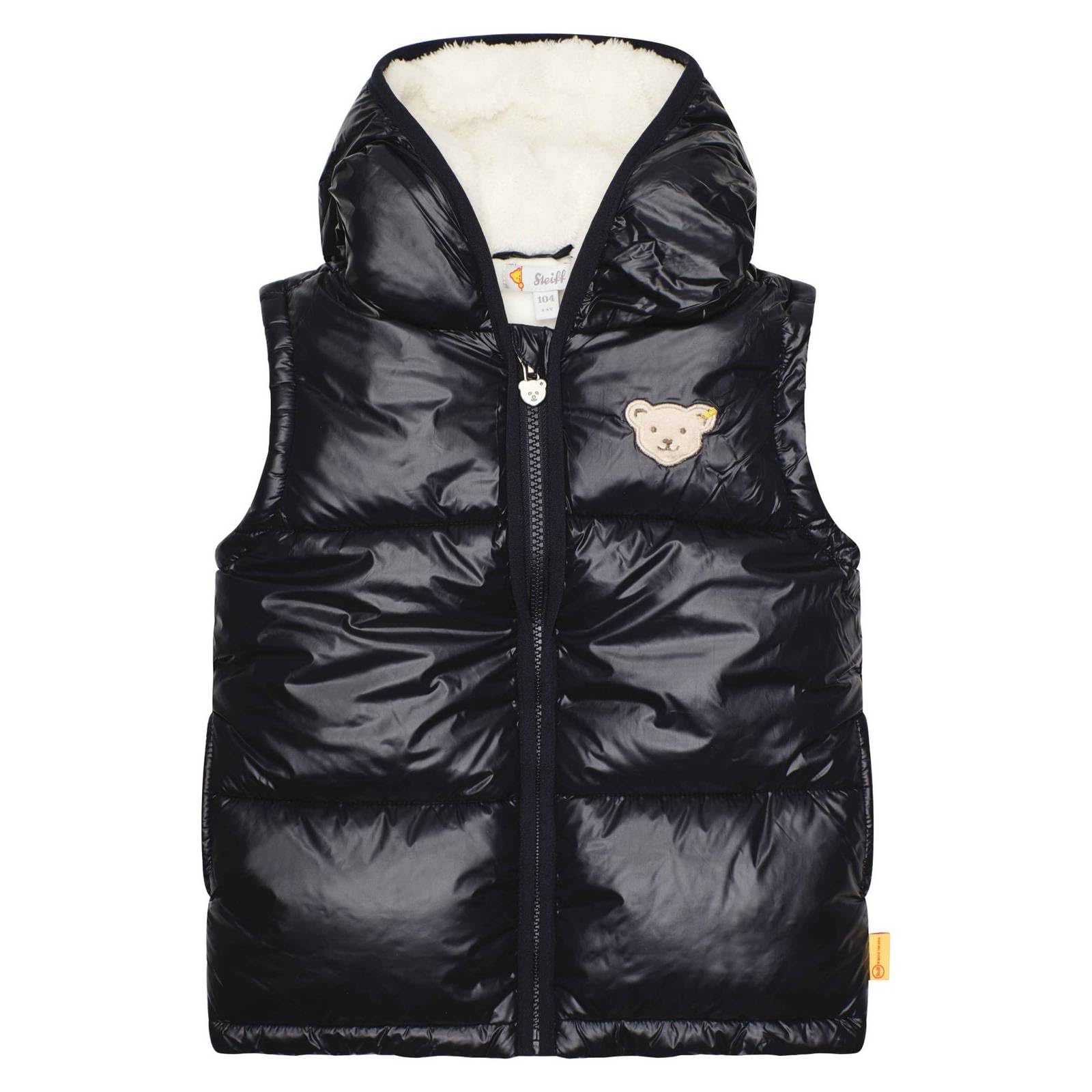Steiff Mädchen Weste mit Kapuze Jacke