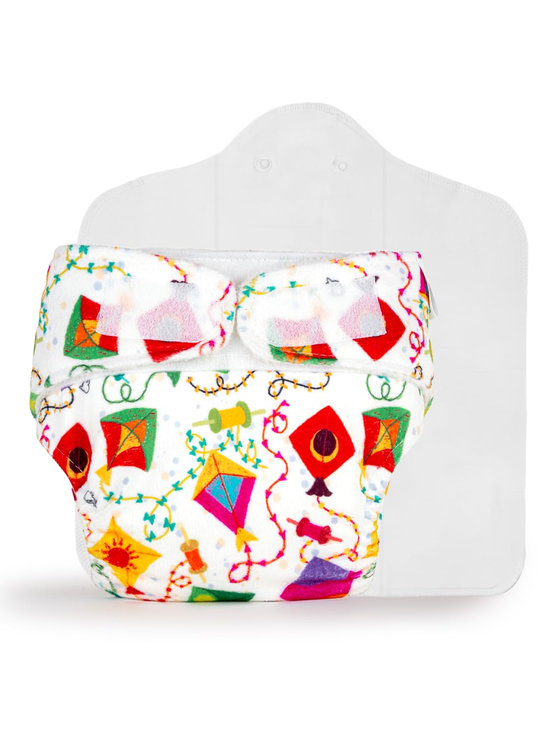 SuperBottoms NewBorn UNO Cloth Diaper | AIO Cloth diapers for babies | Cloth Diaper for Newborn Babies 0 to 6 months | Pack of 1 Cloth diaper with 1 insert (Coloured Skies)-picture-10