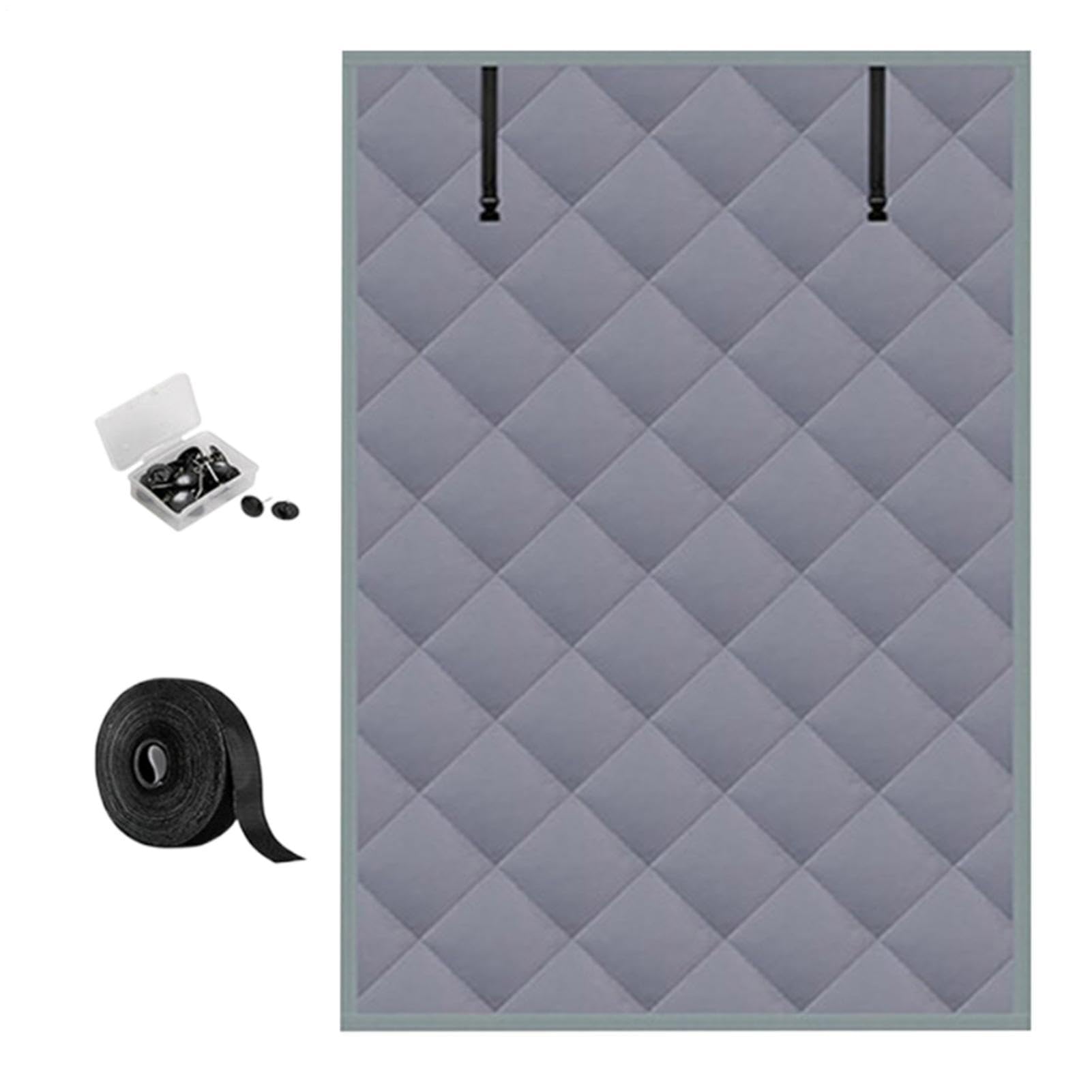 Couverture de fenêtre à isolation thermique épaisse pour l'hiver