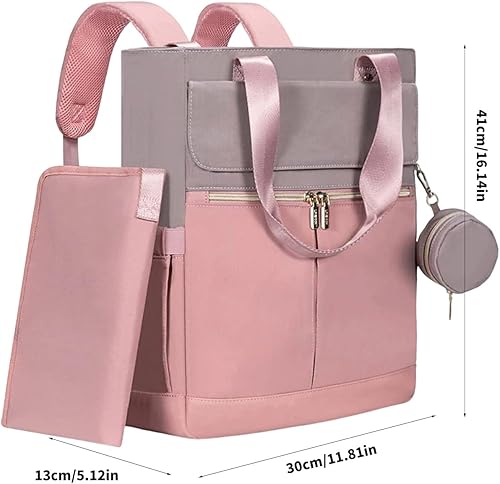 Miniatura 5 de Práctica bolsa de pañales de poliéster Diseño ergonómico Compartimentos de acceso rápido Mochila de mamá ideal para madres ocupadas