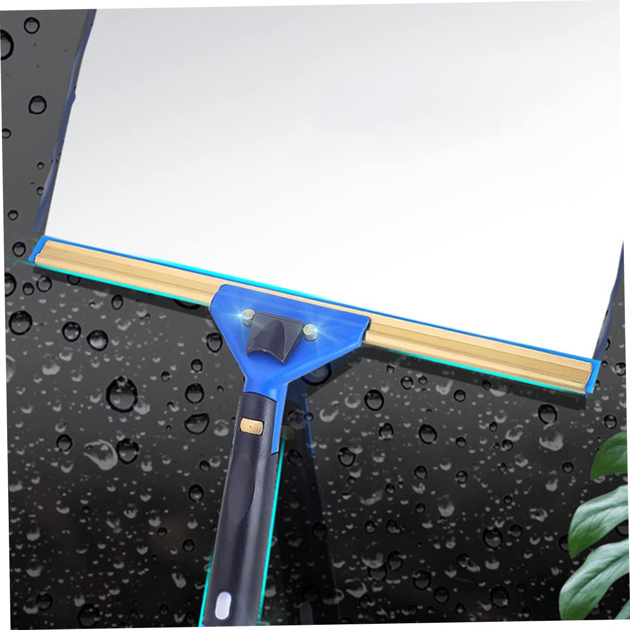 Gatuida Rasqueta Extensible para Limpieza de Ventanas con Mango Antideslizante y Paño Microfibra para Puertas Correderas Ducha y Cristales Kit Práctico y Duradero