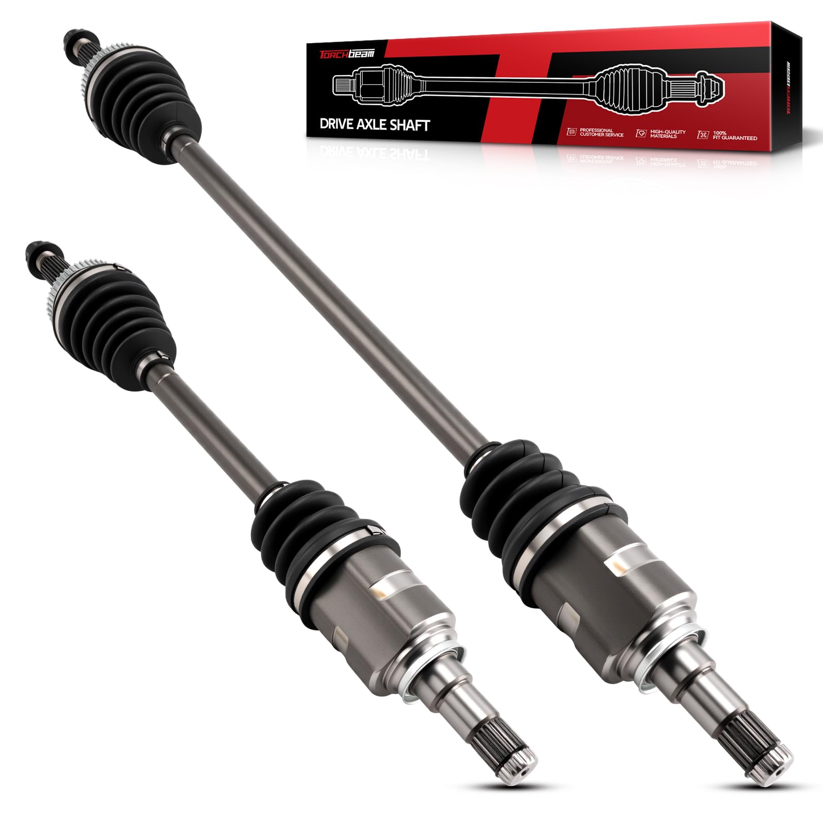 TorchbeamCV Axle Shaft Assembly Compatible with 2009-2018 Corolla, 2003-2013 Matrix, 2003-2010 Vibe, Front CV Axle 66-5224 66-5228