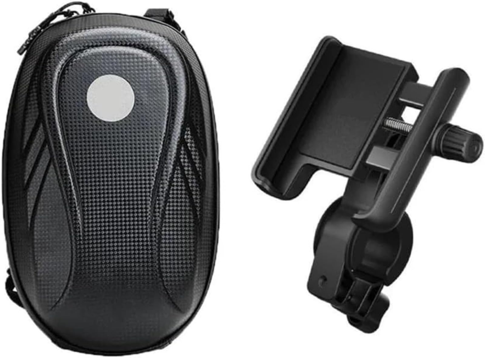 Hartschalen-Lenkertasche für Roller mit Handyhalterung, wasserdichte stoßfeste vordere Aufbewahrungstasche mit verstellbarer Telefonhalterung, für Elektroroller E-Scooter