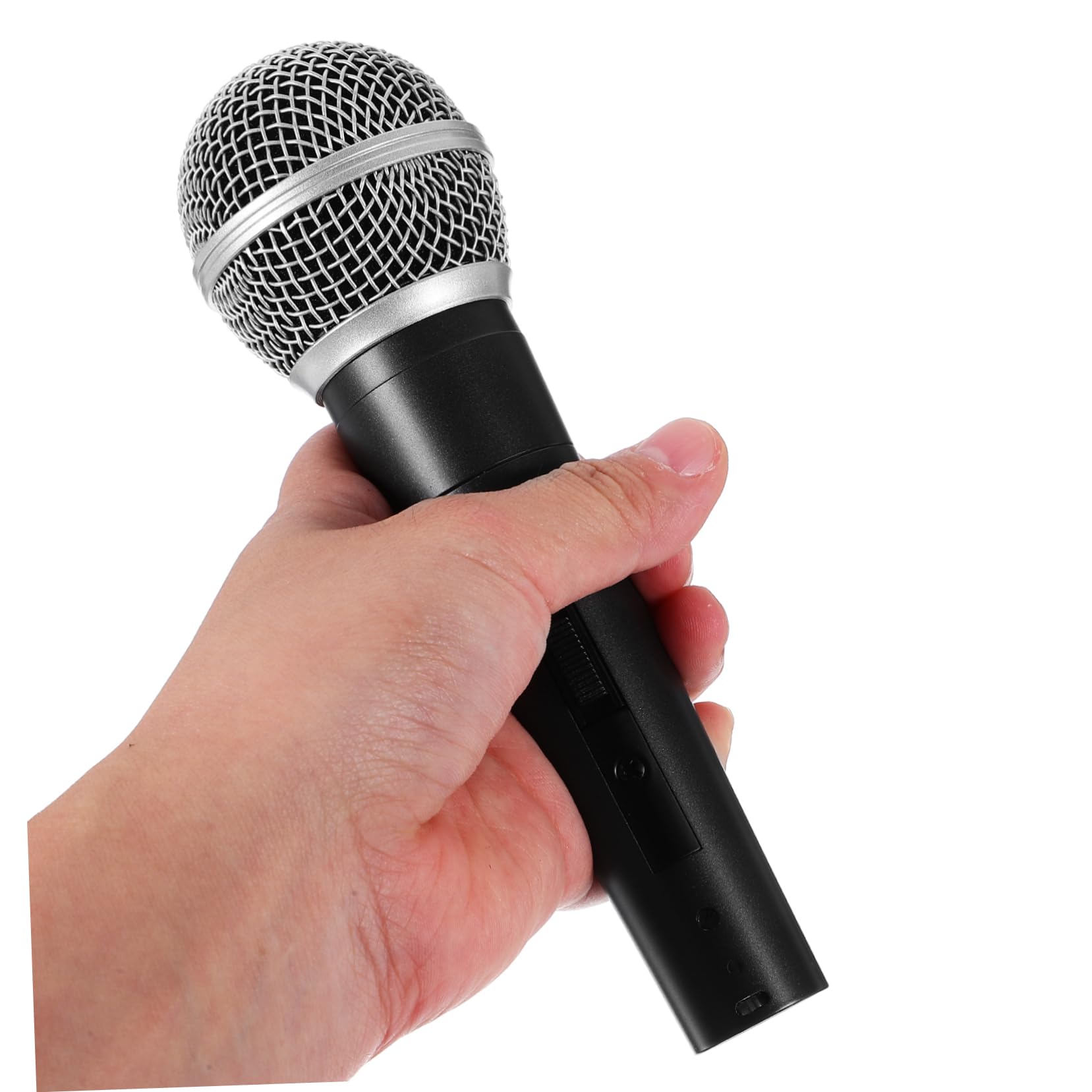 YARNOW Microfono Dinamico con Cavo Nero Microfono Professionale per Cantare e Registrare con Costruzione Resistente e Design Classico per Performance e Speaker