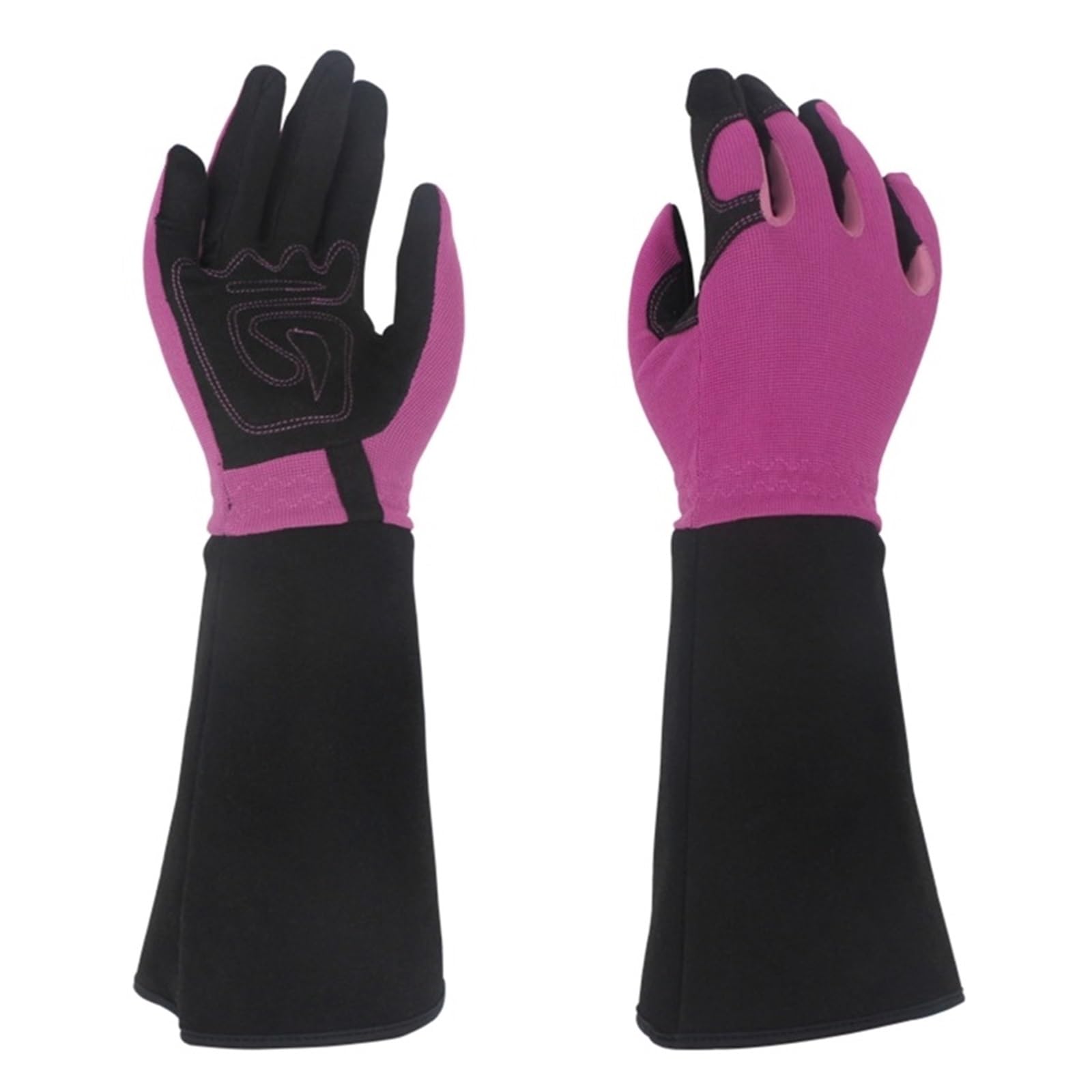 Guanti da giardinaggio for donne e uomini, protezione contro le spine for potatura delle rose multicolore(Purple)