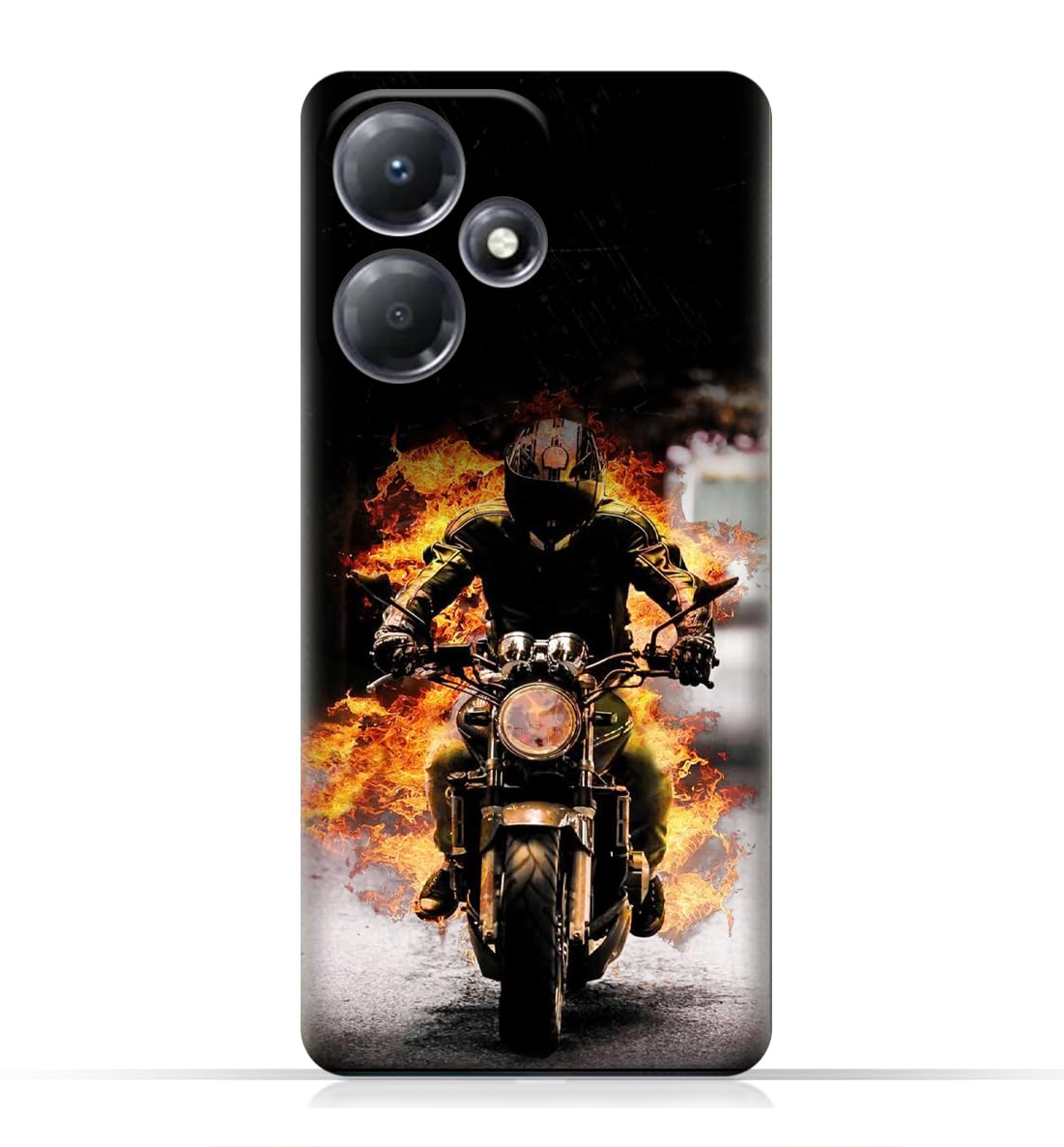 TPU Protective Mobile Back Case Cover Compatible with Infinix Hot 30 with design 06