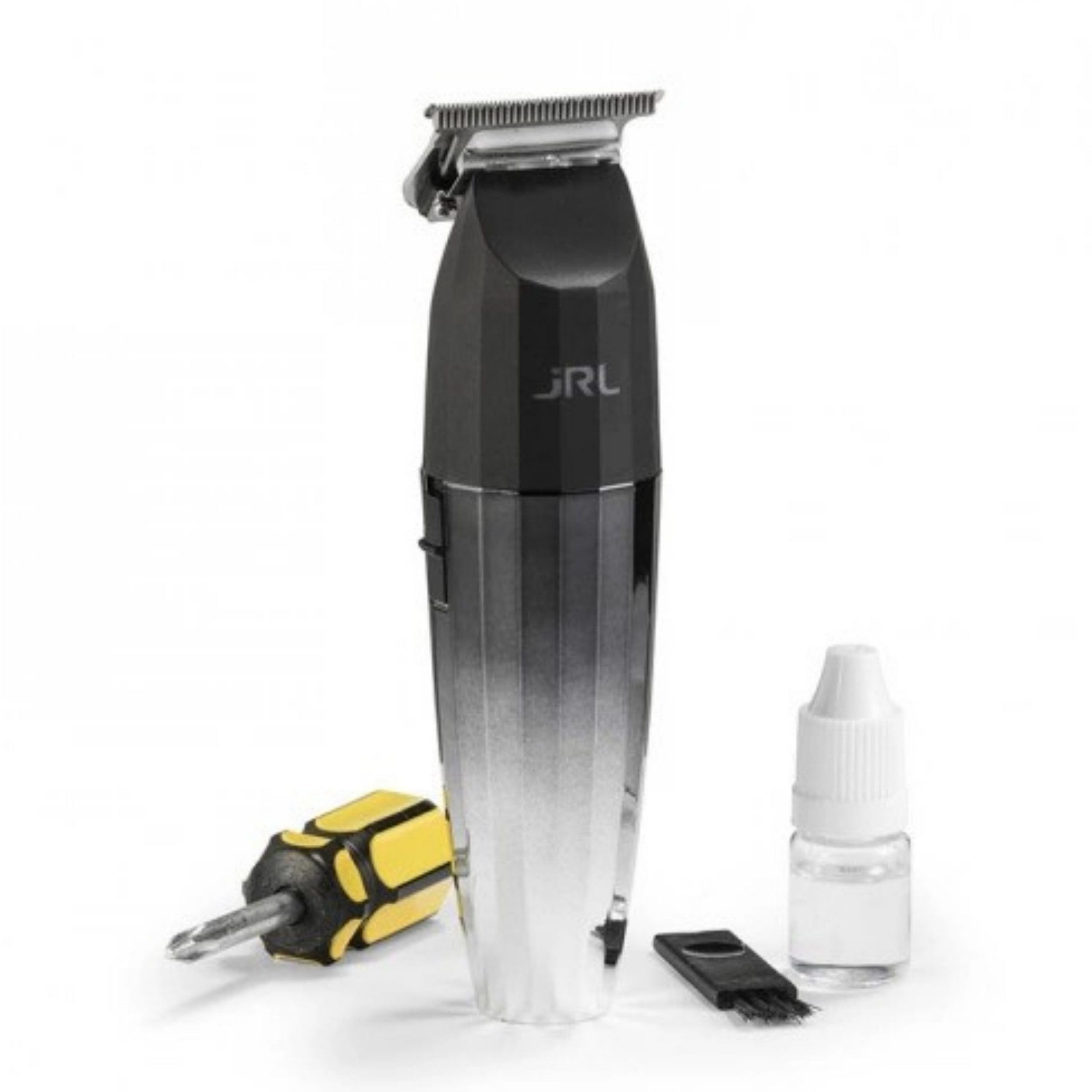 JRL 2020T Trimmer Silber – Professioneller Kabelloser Präzisionstrimmer mit Zero Gap, Cool Blade Technologie, Hochleistungsmotor, Barber Trimmer für Friseur, Salon & Barbershop (2020T-Silber)