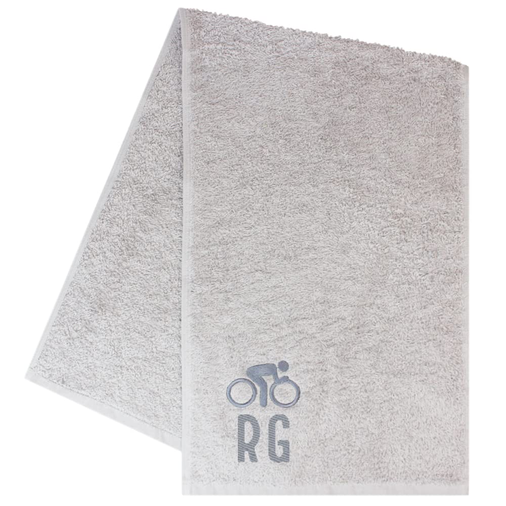 TeddyT's Personalised Cycling Sweat Towel (Light Grey)