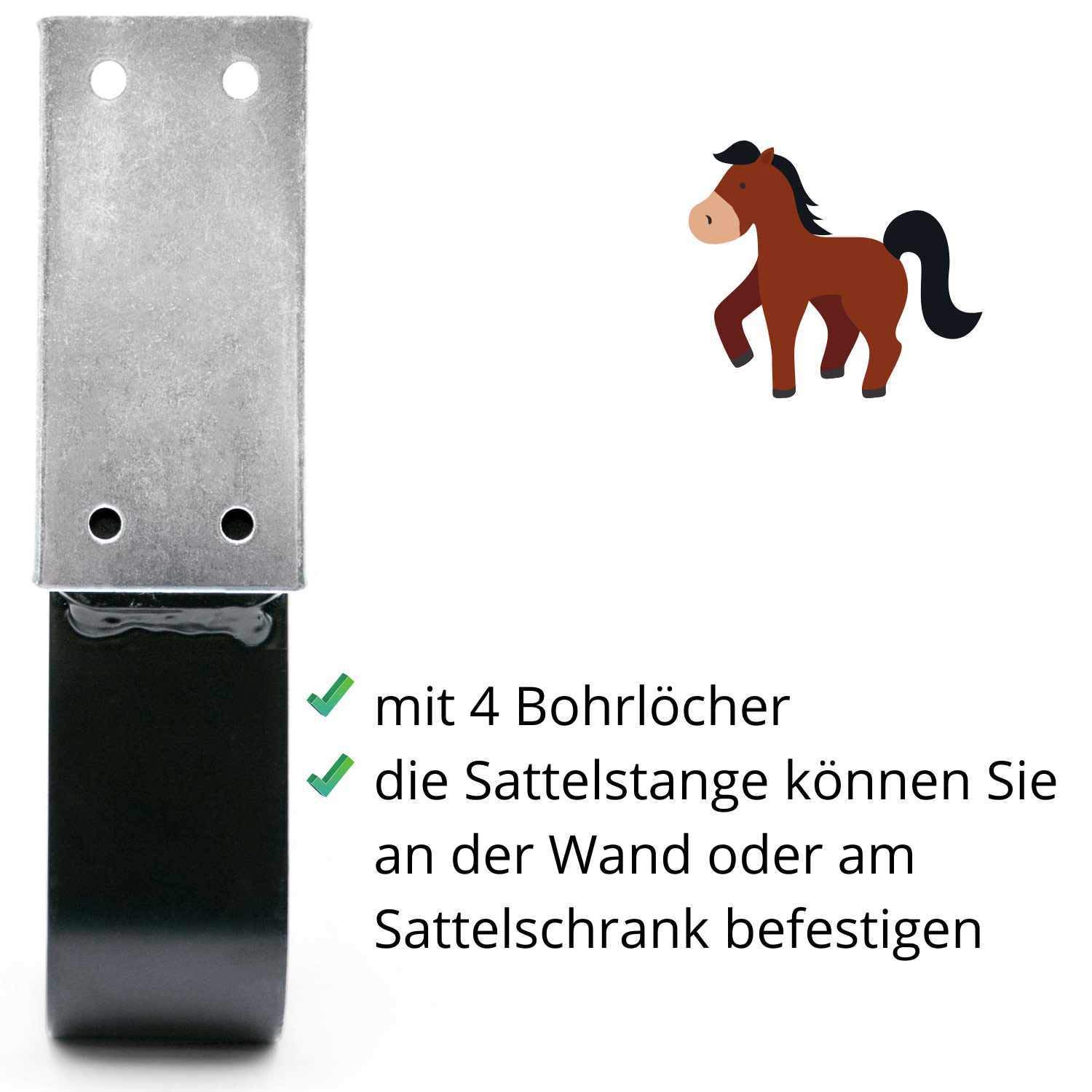 AMKA Sattelhalter klappbar 2 Stück Sattelhalter mit Haken