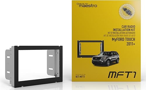 iDatalink Maestro KIT-MFT1 Kit de tablero y solución de arnés en T para determinados vehículos Ford MyFORD 2011-21 equipados con tacto (también se