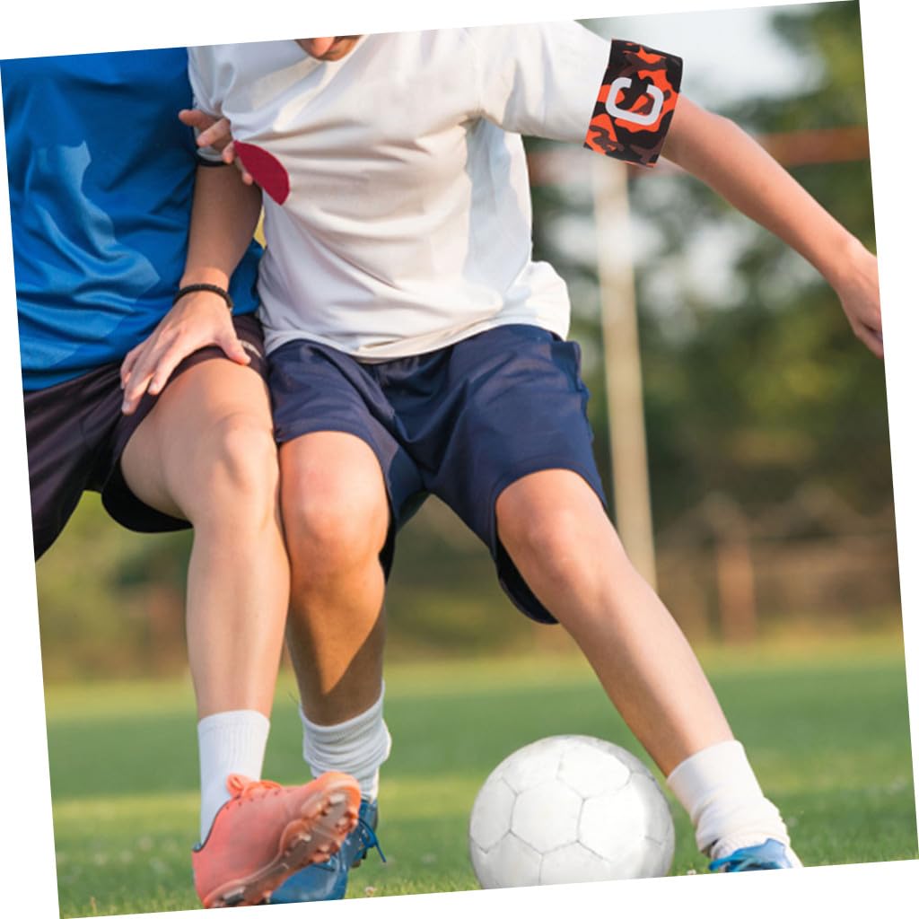 TOYANDONA Cinghia da Braccio del di Calcio Supporto Fasce da Braccio Piccolo Bracciali Elastici Regolabili Bande di Braccio di Calcio Elastico Nylon
