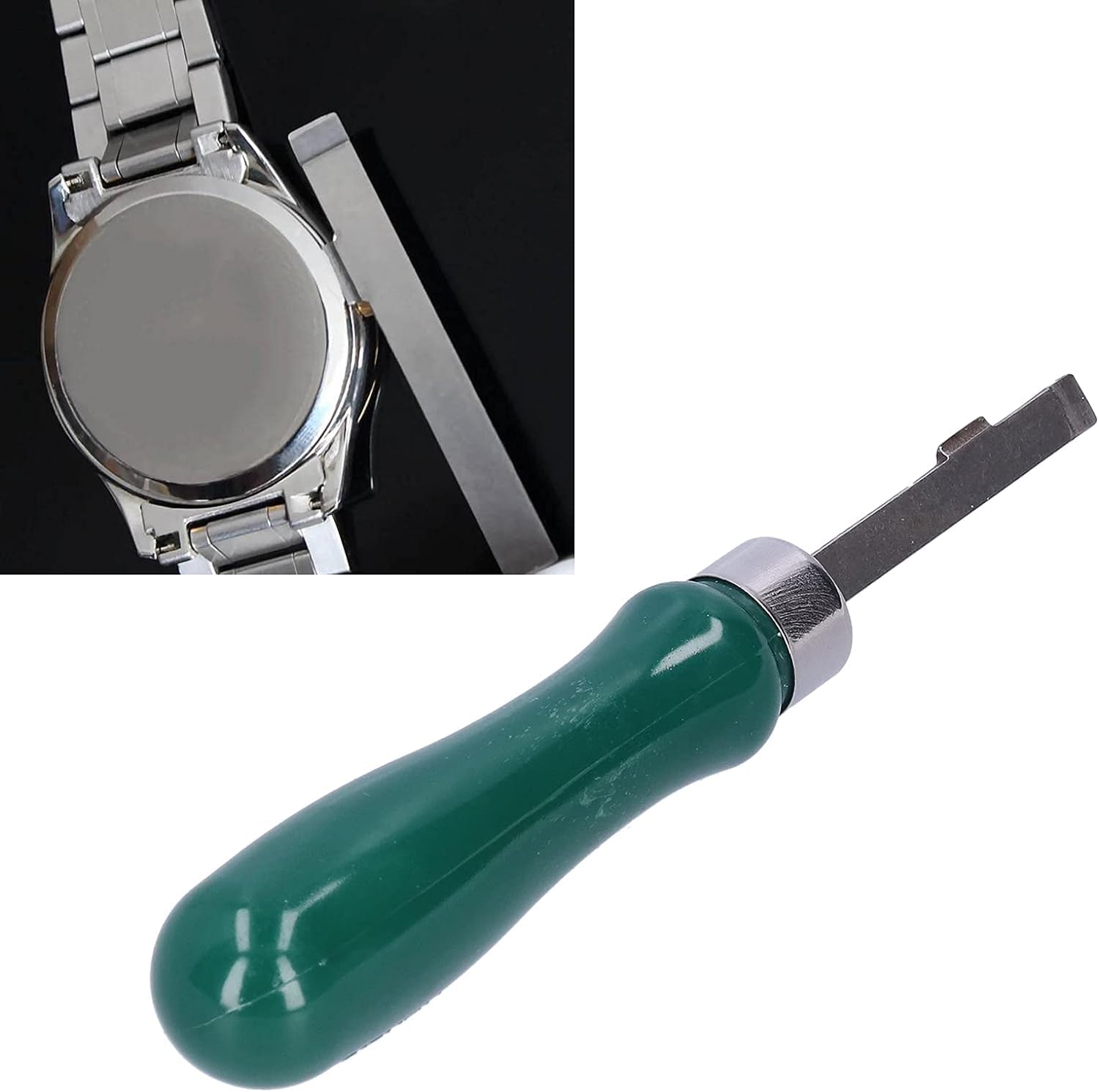 Desgarrador de Costuras, Herramienta Profesional para Abrir la Tapa Trasera de la Caja del Reloj, Herramienta de reparación de Relojes portátil de Metal