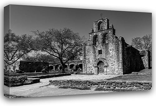 Miniatura 9 de ArtDirect Mission Espada-San Antonio-Texas II 24x17 Gold Ornate Wood Framed with Double Matting Museum Art Print by Texas Picture Archive