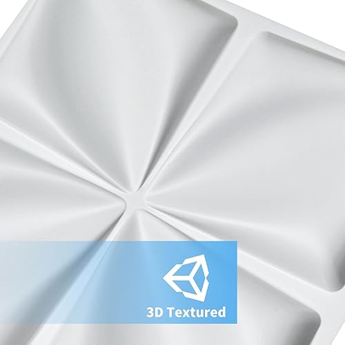 Miniatura 6 de Art3d Panel de pared decorativo 3D, 32 pies cuadrados de PVC, decoración de pared interior para sala de estar, dormitorio, vestíbulo, oficina,