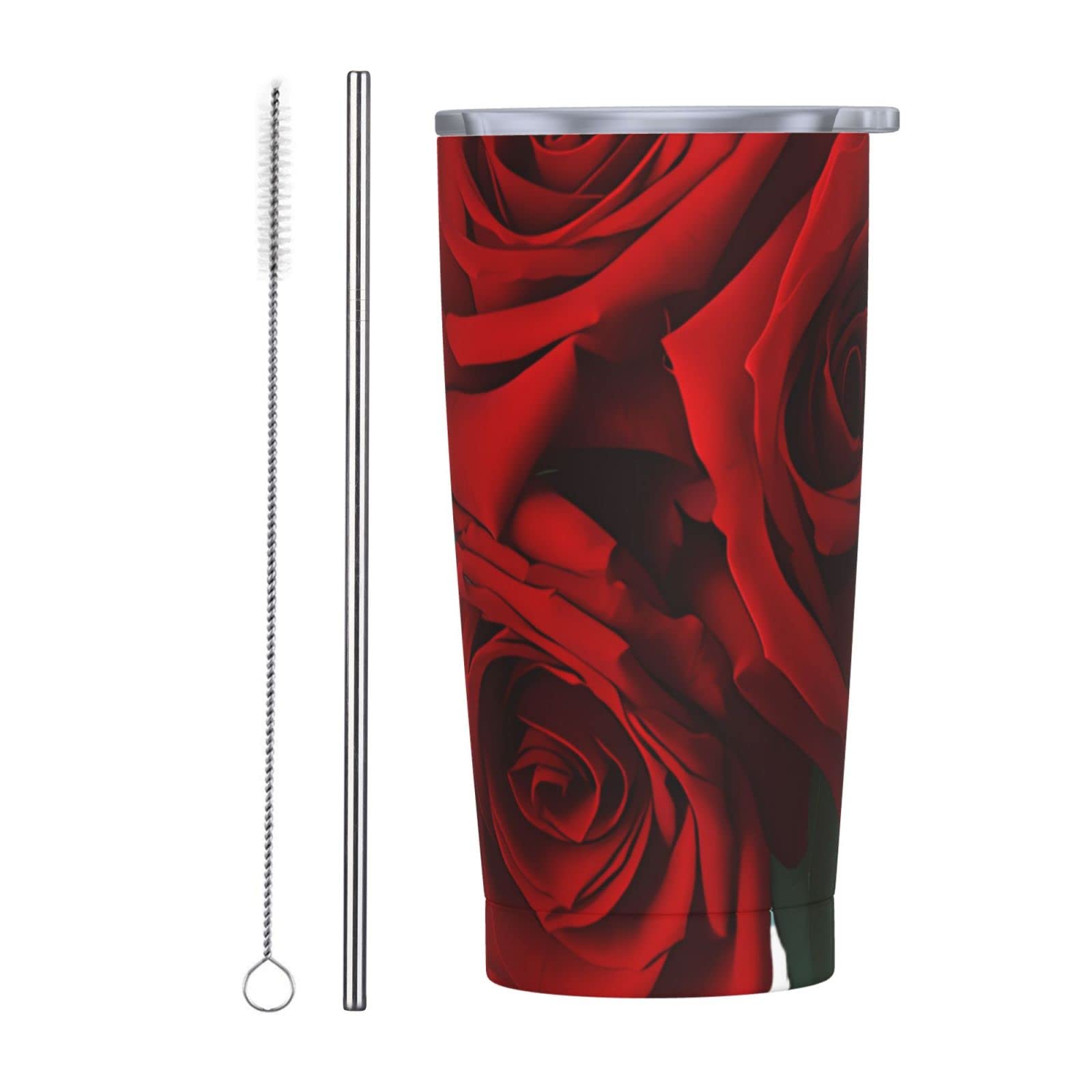 Gobelet gothique rose isotherme de haute précision en acier inoxydable durable