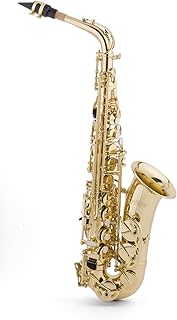 Jean Baptiste 290AL Eb Alto Student Saxophone, Yellow Brass