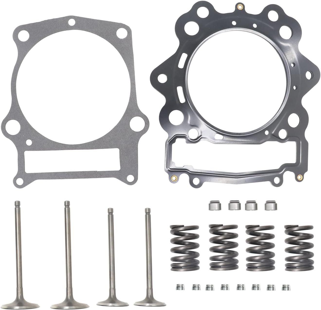 Cylinder Intake Exhaust Valve Gasket Kit Fit for Yamaha Raptor 700 YFM700R 2006-2014