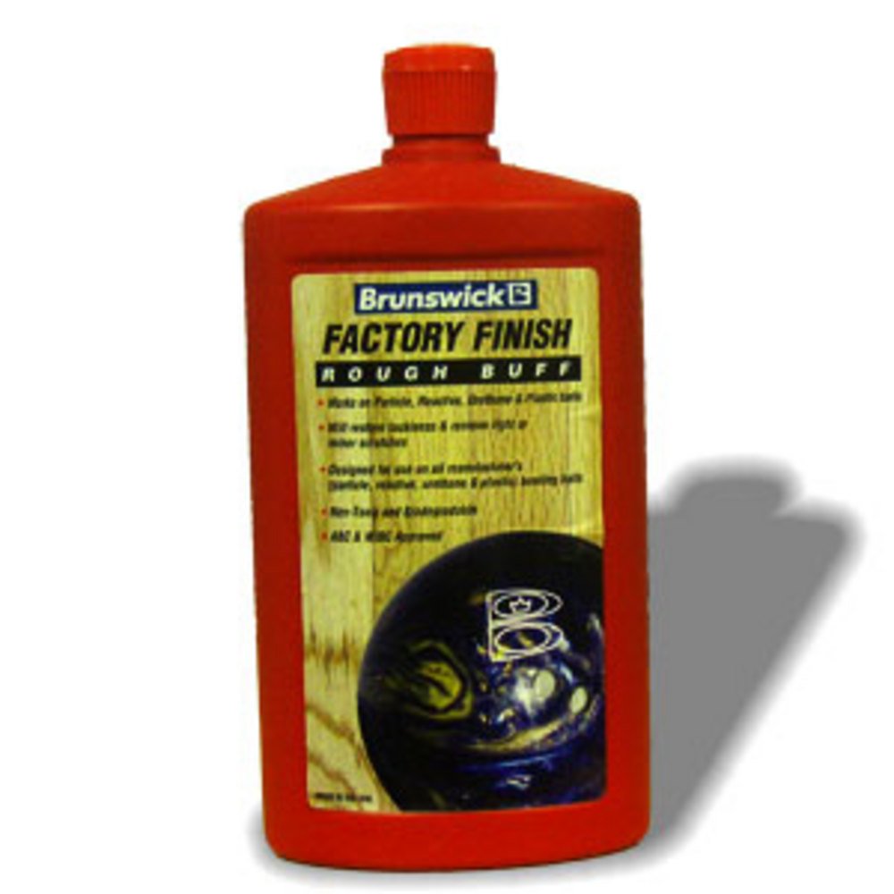 Brunswick Factory Finish Rough Buff Polish Bottle